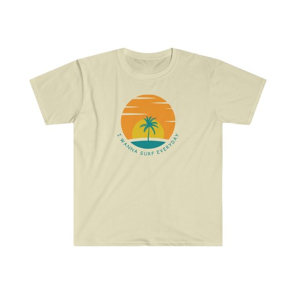 "I Wanna Surf Everyday" T Shirt - Picture 5 of 14